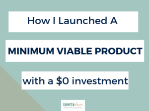 How I Launched a Minimum Viable Product with a zero dollar investment