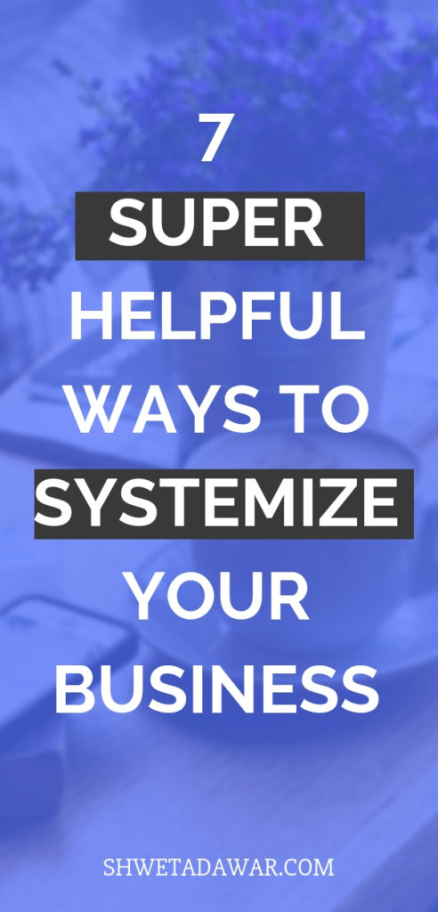 systemize your business and save time